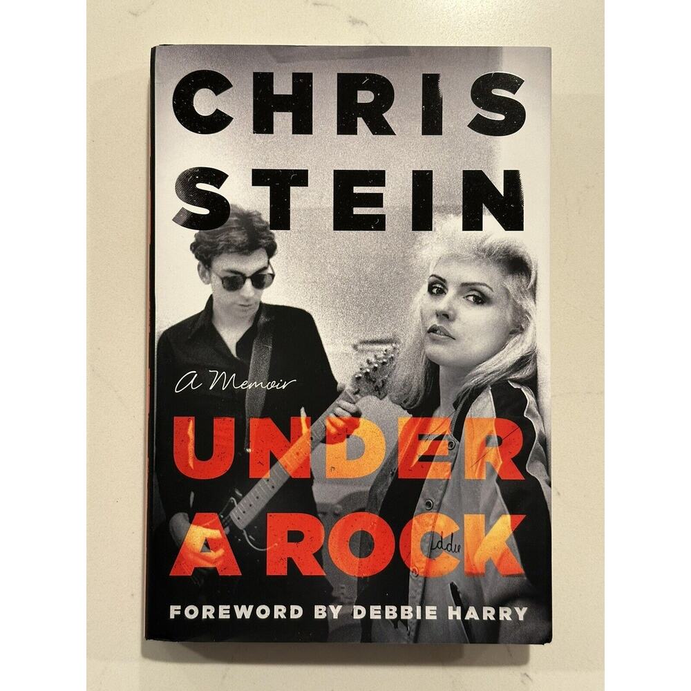 Chris Stein SIGNED A Memoir Under A Rock AUTOGRAPHED Hardback NEW With COA #2